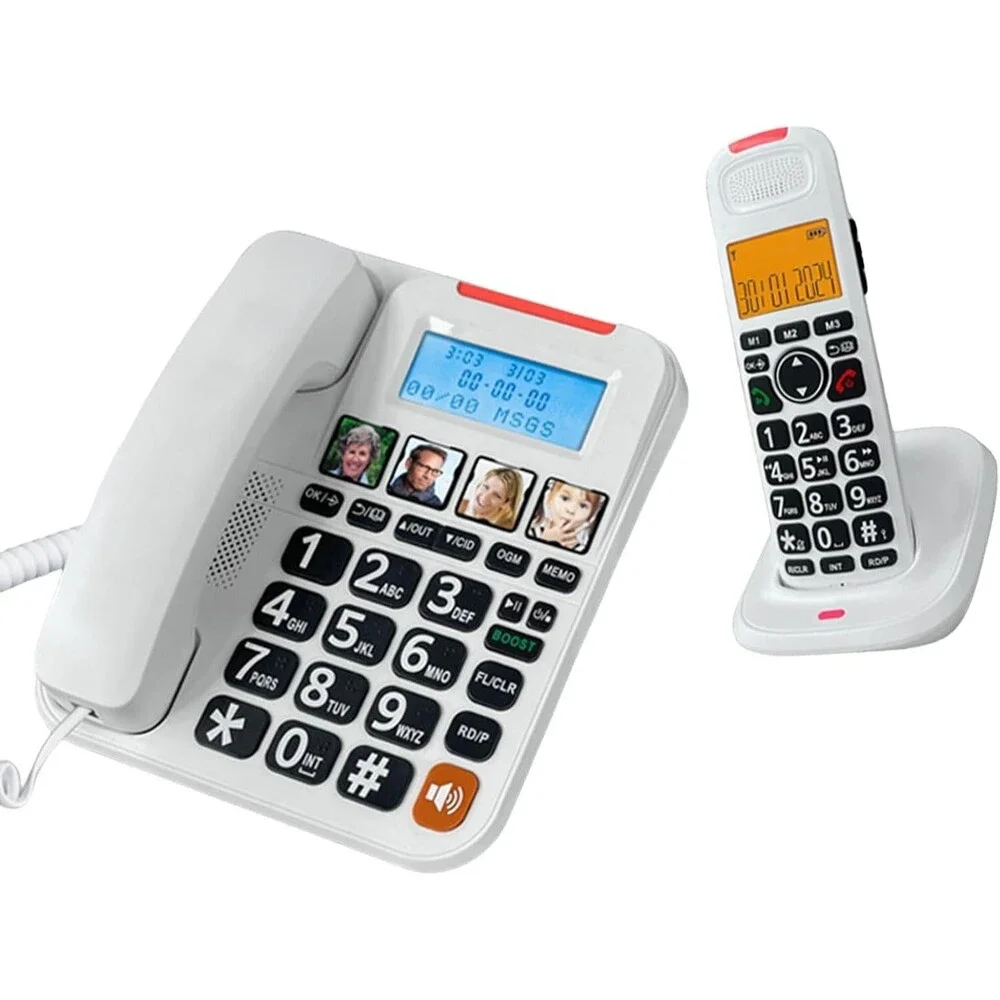 Corded Telephone with Speakerphone and Hearings Aid Compatibility GAPs